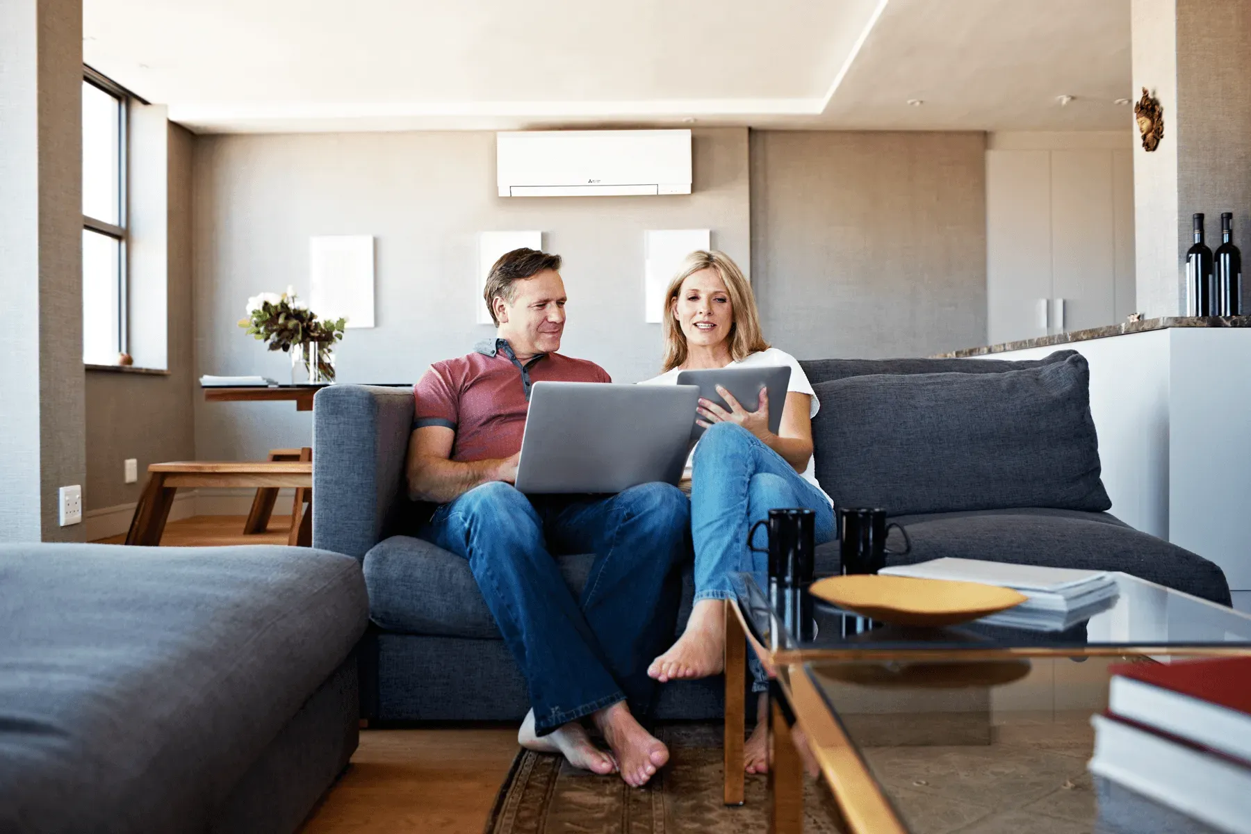 Enjoy every season with a Mitsubishi Electric ductless mini-split and heat pump system